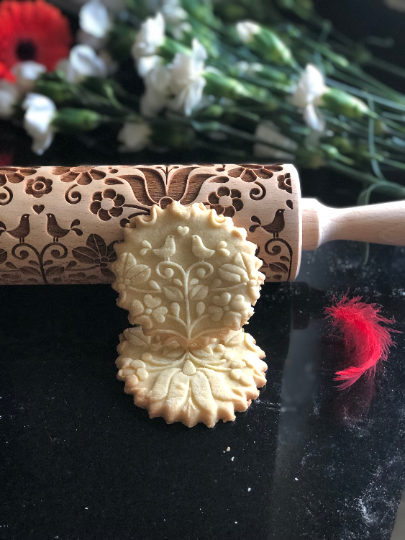 MORNING BIRDS rolling pin