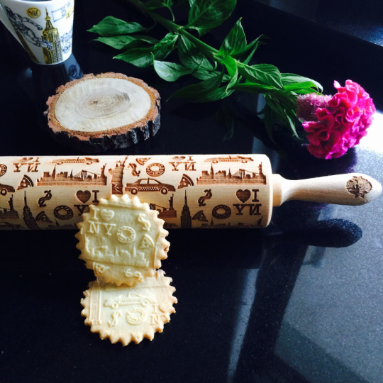 NEW YORK rolling pin