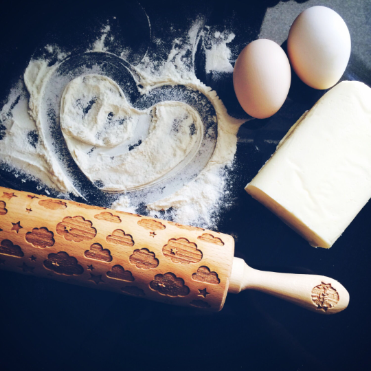 CLOUDS rolling pin