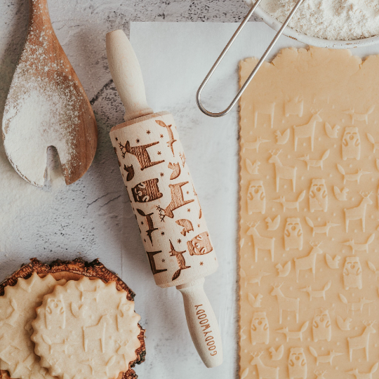 FOREST ANIMALS, MINI rolling pin