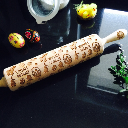 HAPPY EASTER rolling pin