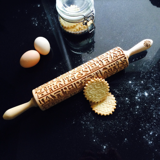 HIEROGLYPHS rolling pin