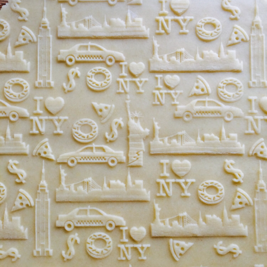 NEW YORK rolling pin