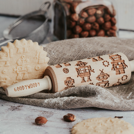 ROBOTS, MINI rolling pin