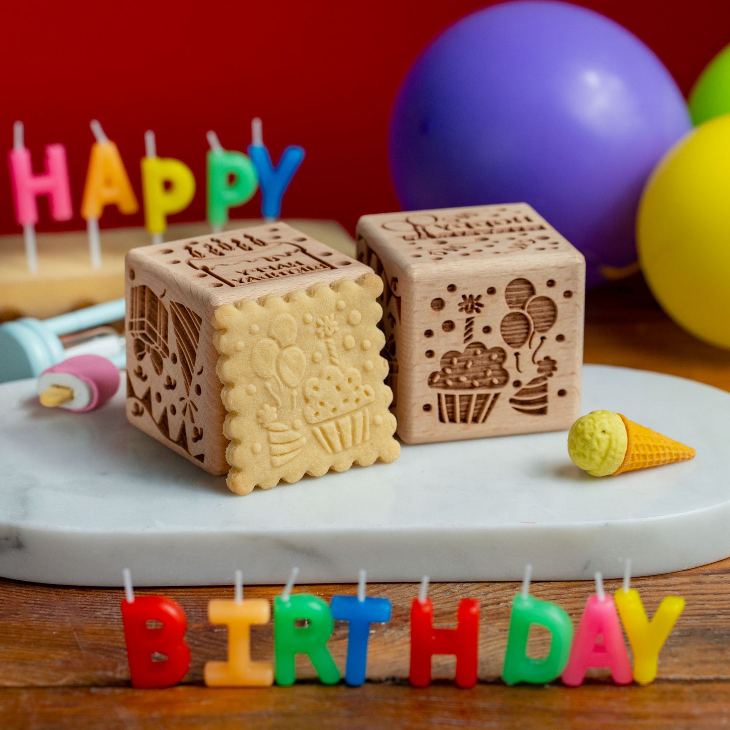 BIRTHDAY, cake cube (6 in 1)