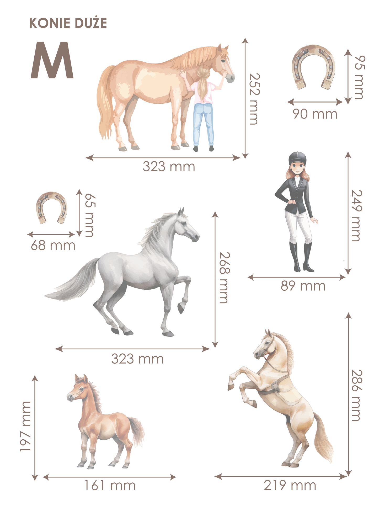 Dekoracje ścienne - Konie