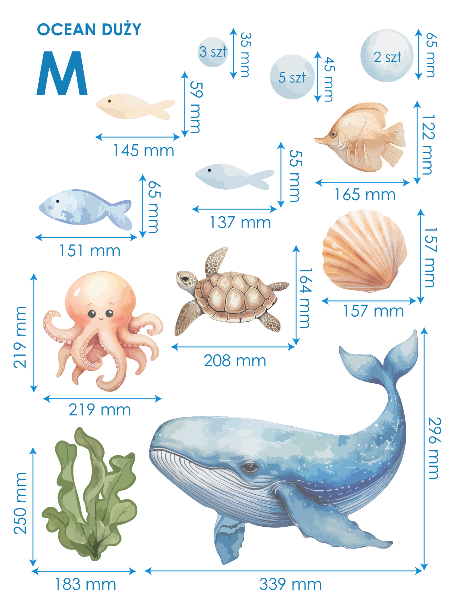 Dekoracja ścienna - Ocean