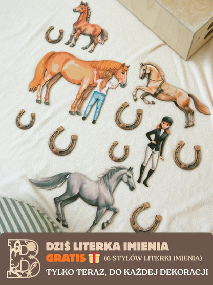 Dekoracje ścienne - Konie