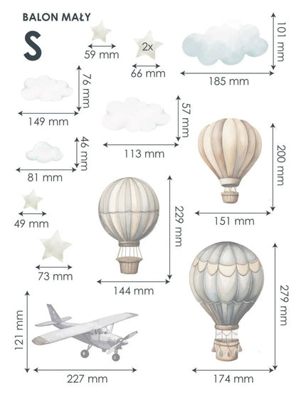 Dekoracja ścienna - Balon