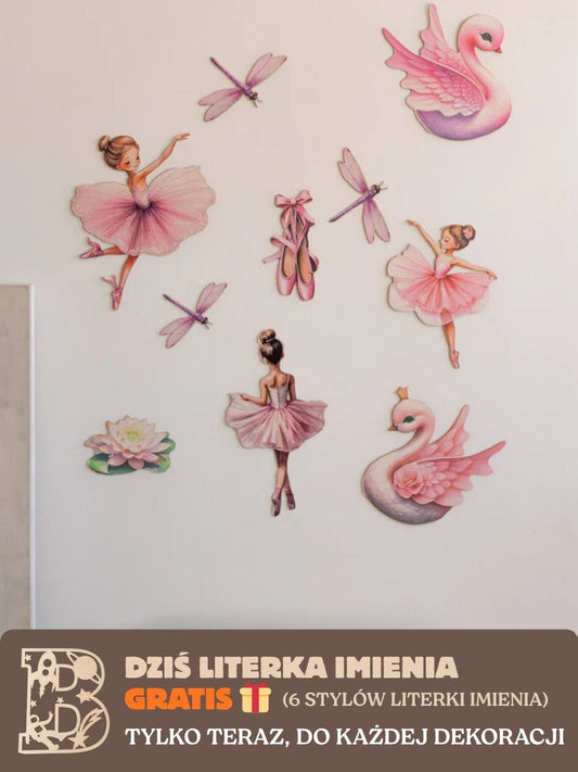 Dekoracja ścienna - Baletnice