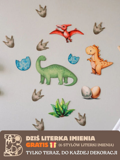 Dekoracje ścienne - Dino