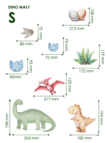 Dekoracje ścienne - Dino