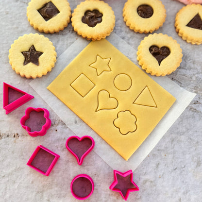 MINI KSZTAŁTY - zestaw foremek do ciastek