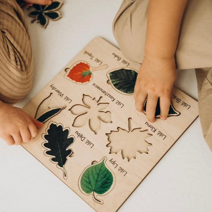 Układanka edukacyjna - Liście