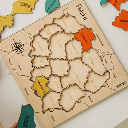 Map of Poland