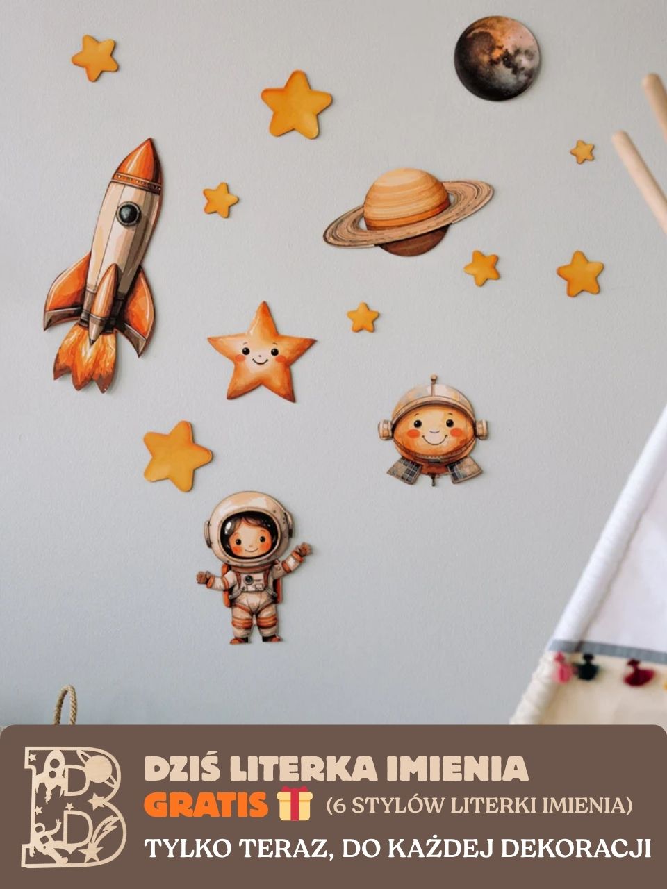 Dekoracja ścienna - Kosmos