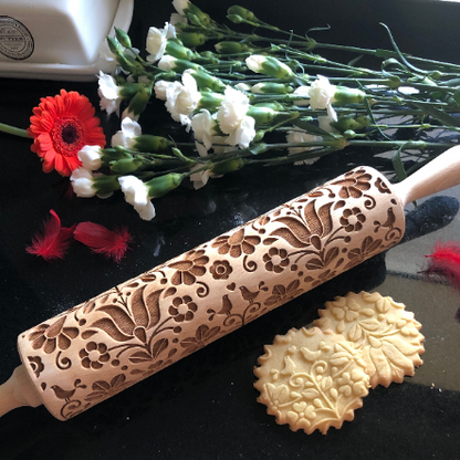 MORNING BIRDS rolling pin