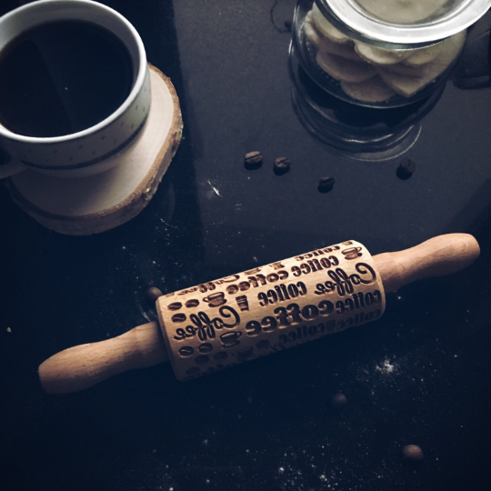 COFFEE, MINI rolling pin
