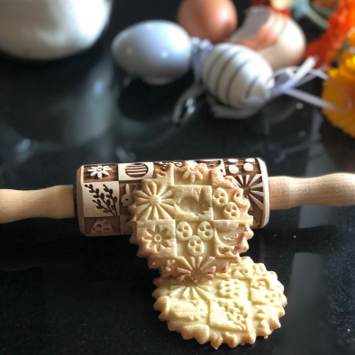 EASTER PATTERNS, MINI rolling pin