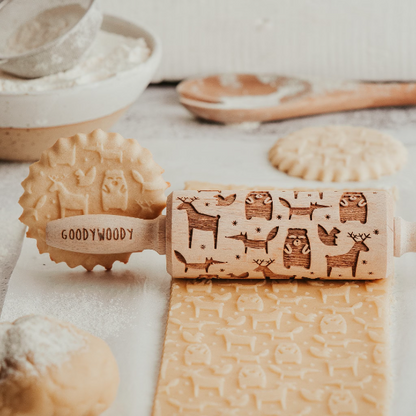 FOREST ANIMALS, MINI rolling pin