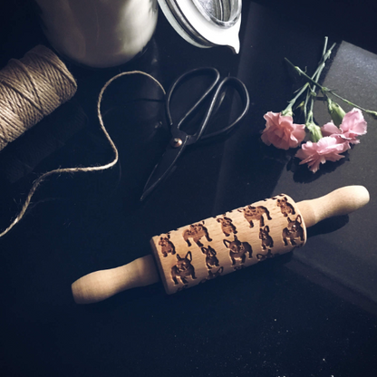 FRENCH BULLDOG, MINI rolling pin