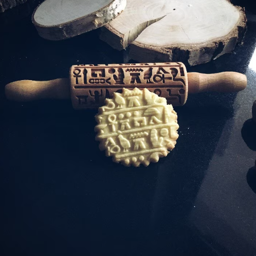 HIEROGLYPHICS, MINI rolling pin