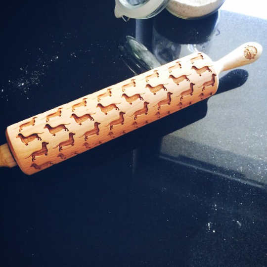 Dachshund rolling pin