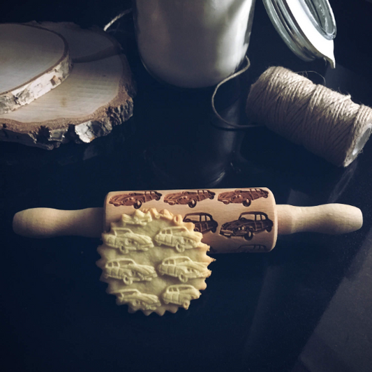 OLD CARS, MINI rolling pin