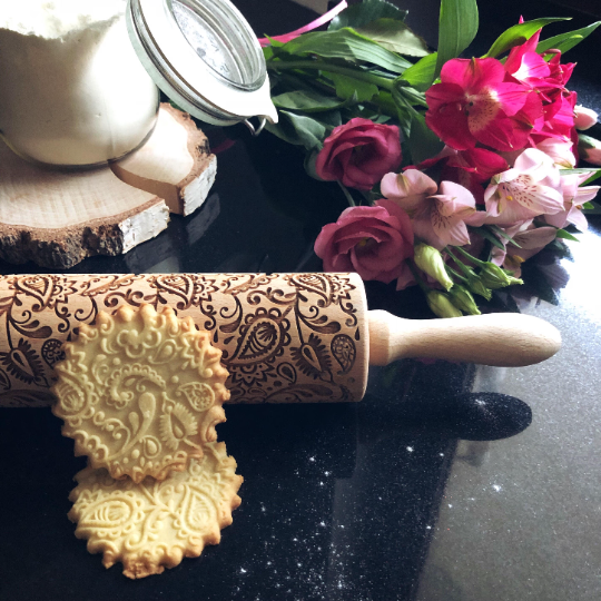 PAISLEY rolling pin