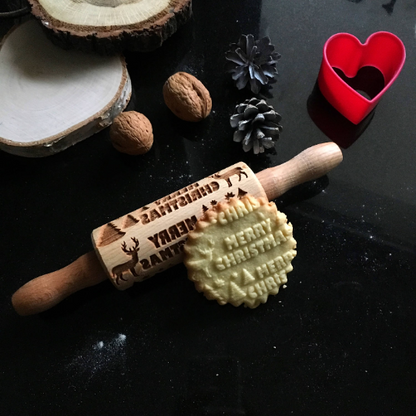 REINDEER IN THE FOREST, MINI rolling pin