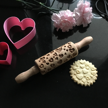 HEARTS, MINI rolling pin