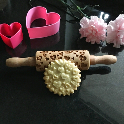 HEARTS, MINI rolling pin