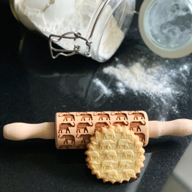 ELEPHANTS, MINI rolling pin