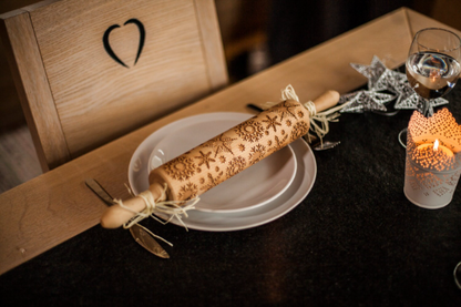 SNOWFLAKES rolling pin