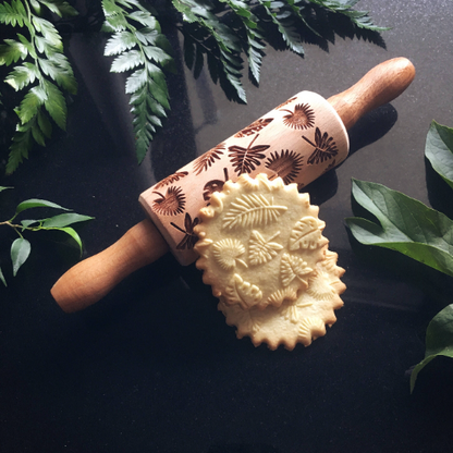 TROPICAL LEAVES, MINI rolling pin