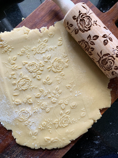 WILD ROSES, MINI rolling pin