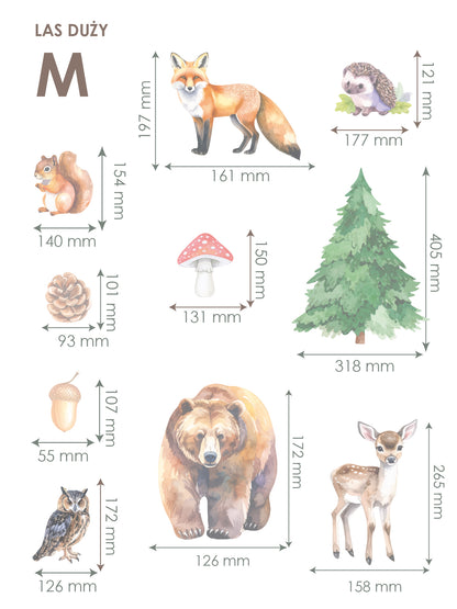 Dekoracja ścienna - LAS