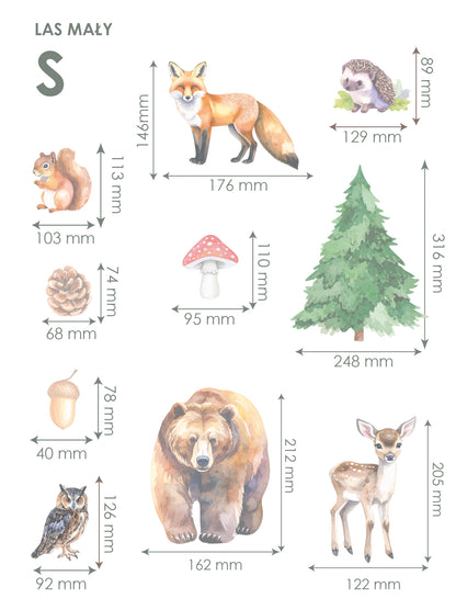 Dekoracja ścienna - LAS