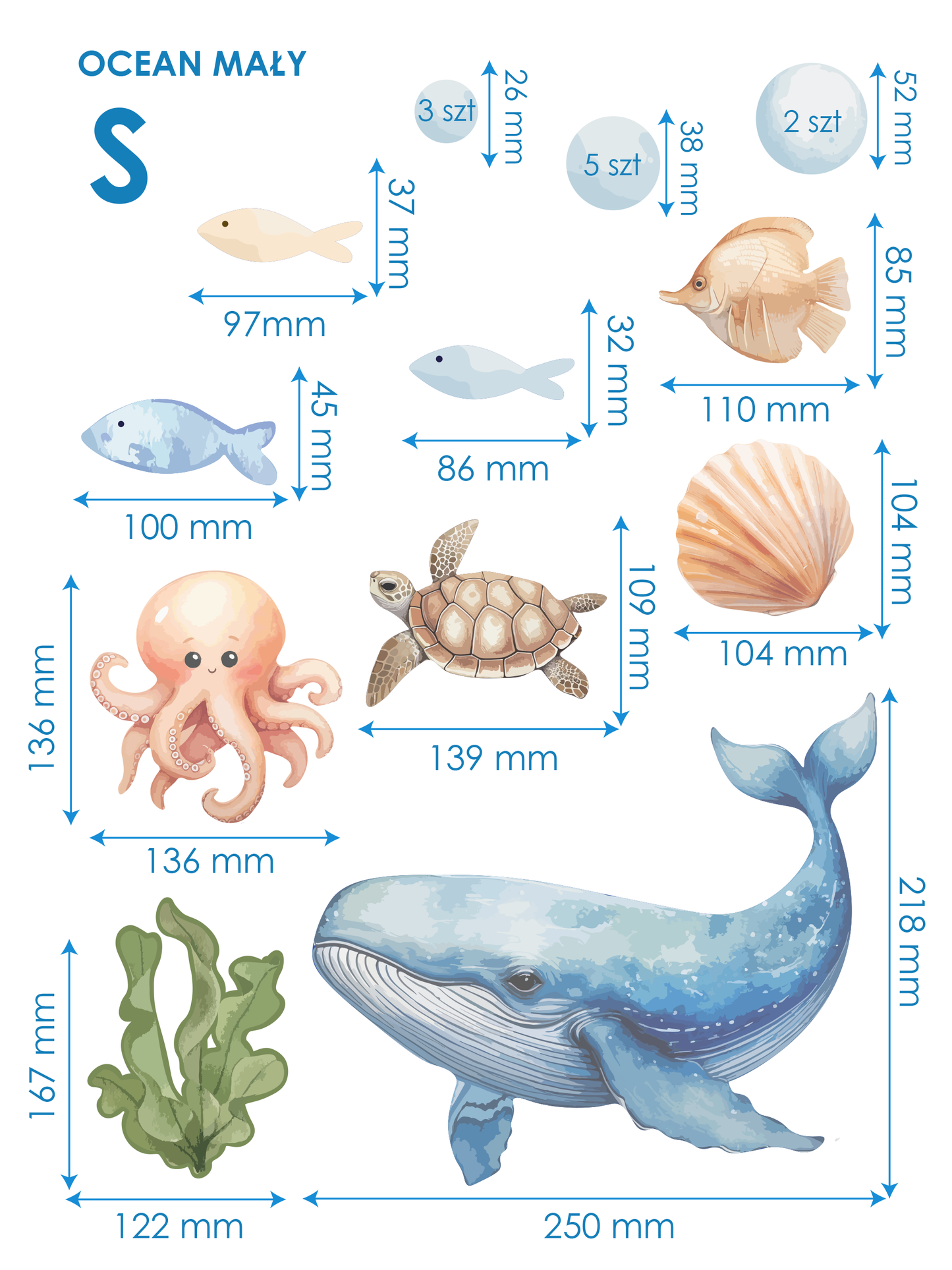Dekoracja ścienna - Ocean